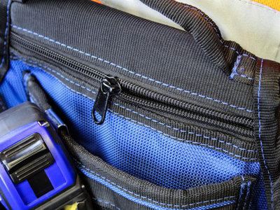Durable Faithfull Framers Pouch with Multiple Pockets and Tool Loops