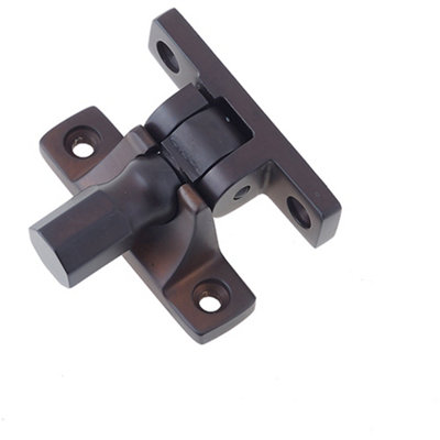 Durable Fasteners Pattern 2 in Elegant Dark Bronze Finish - Window Fastener