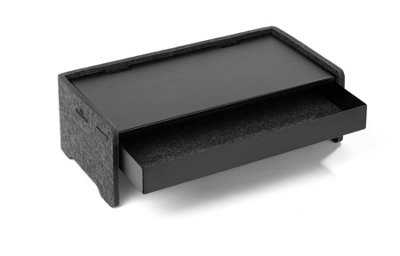 Durable Felt Lined Metal Drawer for Monitor Riser Stand - 47 x 22 cm
