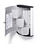 Durable First Aid Box Lockable First Aid Cabinet in Silver