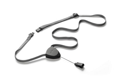 Durable FLEX Adjustable Badge Reel and Soft Breakaway Lanyard - 10 Pack - Black
