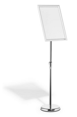 Durable Floor Stand with Aluminium Snap Frame Menu Poster Display - A3