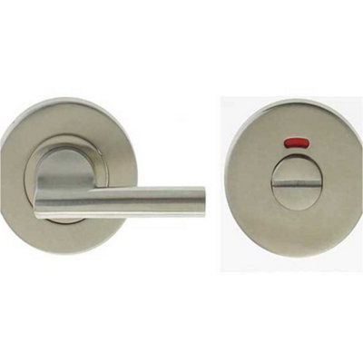 Durable Grade 304 Stainless Steel Easy Turns & Releases with Indicator for Doors - Door Handle