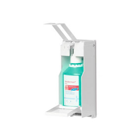 Durable Hand Sanitiser Disinfectant Dispenser Wall Mounted - White