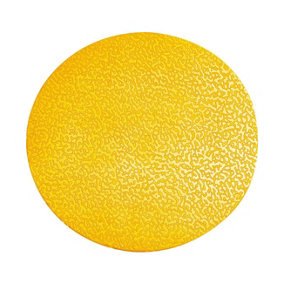 Durable Heavy Duty Adhesive Floor Marking Dot Circle Shape - 10 Pack - Yellow
