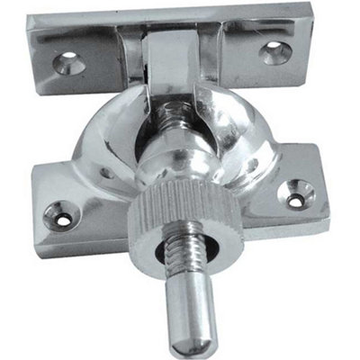 Durable Heavy Fasteners 57x22mm in Polished Chrome Finish - Window Fastener