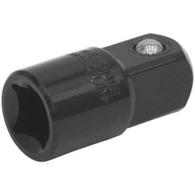 Durable Impact Socket Adaptor for Air Tools - 3/8" Female to 1/2" Male Drive