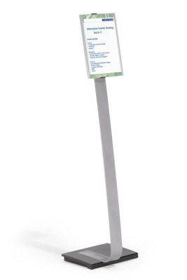 Durable Info Sign A4 Floor Standing Information Stand 1.18m in Height ...