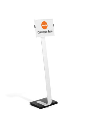 Durable Info Sign A4 Floor Standing Information Stand 1.18m in Height ...