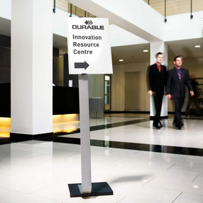 Durable INFO SIGN Aluminium Display Panel Info Floor Stand A3 - 1.25m ...