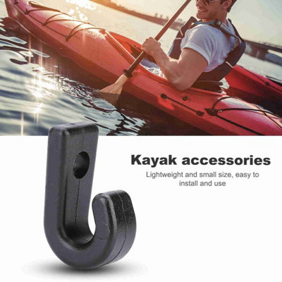 Durable J Shape Plastic Screws and Hooks for Kayaks,Canoes,and Rowing ...
