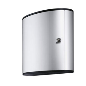 Durable Key Box 36 Lockable Key Cabinet in Silver