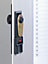 Durable Key Box 48 Combination Lock Key Cabinet in Silver