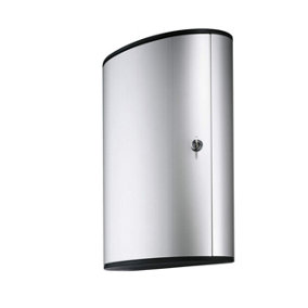 Durable Key Box 72 Lockable Key Cabinet in Silver