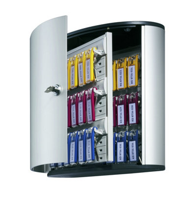 Durable Key Safe Box 36 - Wall Mounted Lockable Key Holder Cabinet for ...