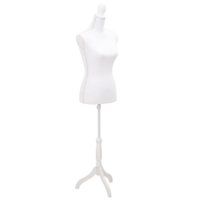 Durable Ladies bust Display bust white