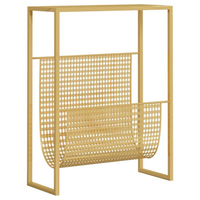 Durable Magazine Rack Gold 35x15x45 cm Steel