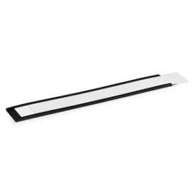 Durable Magnetic C Channel Ticket Lable Holders - 5 Pack - 200 x 30mm - Black