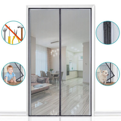 Durable Magnetic Fly Net 140x240cm for Doors Apalus Thin Screen Fly ...