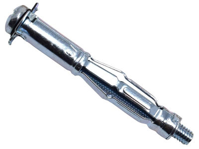 Durable MasonMate M6 x 65mm Hollow Wall Anchors - 50 Count for Secure Home Fixings