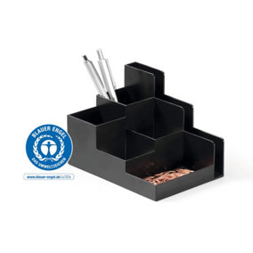 Durable OPTIMO Desk Stationery Organiser Tray Pen Pencil Tidy Storage - Grey