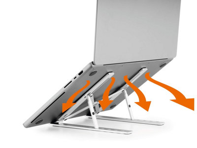 Durable Premium Aluminium Foldable Laptop Stand Rise - Contemporary and ...