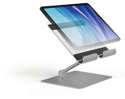 Durable Premium Aluminium Tablet Holder Rise Desk Stand - Foldable