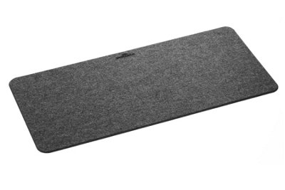 Durable Premium Soft Felt Desk Mat - with Fold Out Phone Holder - 70 x 33 cm