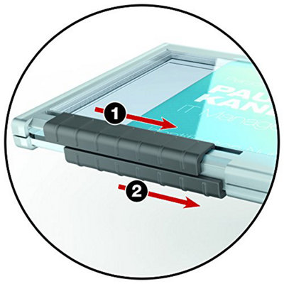 Durable Pushbox Duo Security Pass Holder 54 x 87mm Transparent Pack of ...
