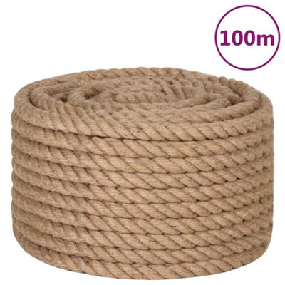 Durable Rope 100% Jute 20 mm 100 m