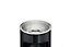 Durable Round Metal Waste Bin with Fire Extinguishing Ashtray - 17L - Grey