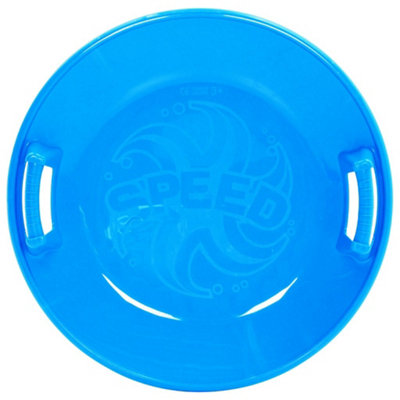 Durable Round Sledge Blue 66.5 cm PP