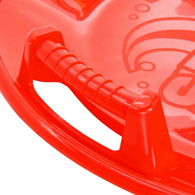 Durable Round Sledge Red 66.5 cm PP