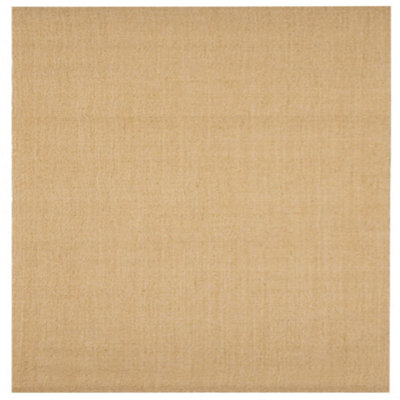 Durable Rug Natural Sisal 100x100 cm
