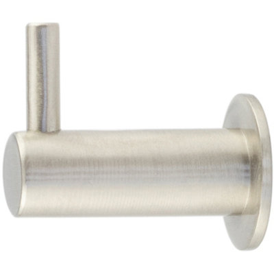 Durable Satin Nickel Cupboard Hook for Stylish Organization - Wall Mounted Clothing Hook