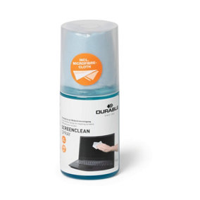 Durable SCREENCLEAN Streak-Free Screen Clean Spray with Microfiber Cloth - 200ml