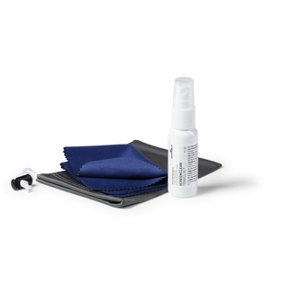 Durable SCREENCLEAN Streak-Free Spray and Microfiber Cloth Travel Kit - 25ml