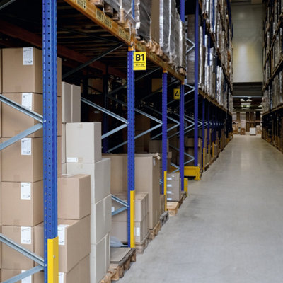 Durable Self-Adhesive Aisle Sign A5 Portrait - Warehouse Signage - 10 Pack