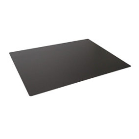 Durable Smooth Non-Slip Desk Mat Laptop PC Keyboard Mouse Pad - 65x50 cm - Black