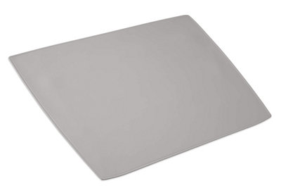 Durable Smooth Non-Slip Desk Mat PC Keyboard Mouse Pad - 65x52 cm - Grey