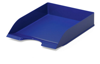 Durable Stackable Letter Tray Document Organiser Paper File - A4+ Blue Price Comparisons | Compare The Build