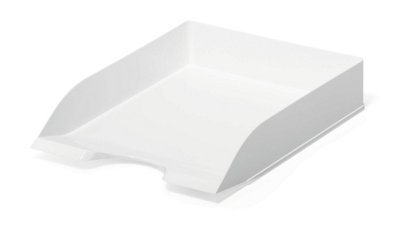 Durable Stackable Letter Tray Document Organiser Paper File - A4+ White Price Comparisons | Compare The Build