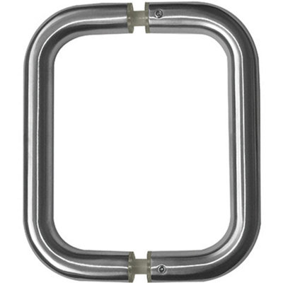Durable Stainless Steel 19mm D Shape Pull Handle for B2B Fixing - Satin Finish - Door Handle
