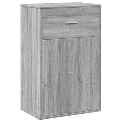 Durable Storage Cabinet Grey Sonoma 56.5x39x90 cm Engineered Wood