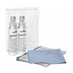 Durable SUPERCLEAN Tech Cleaning Kit with Microfiber - 2x Sprays 6x Sachets