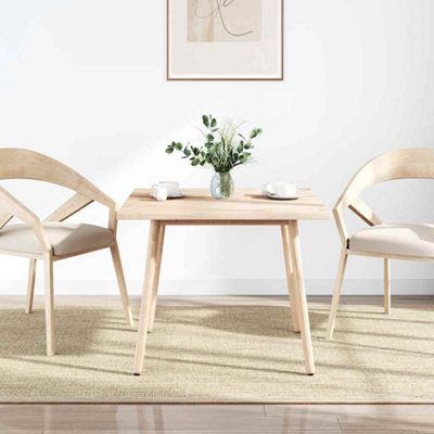 Durable Table Top 80x80x2.5 cm Solid Wood Pine Square
