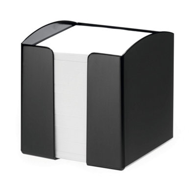 Durable TREND 800 Sheet Note Box Memo Pad Cube - Black