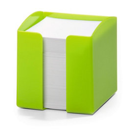 Durable TREND 800 Sheet Note Box Memo Pad Cube - Green