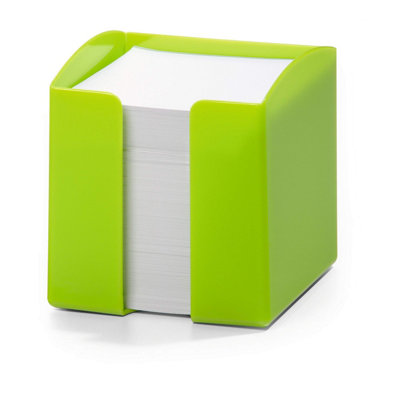 Durable TREND 800 Sheet Note Box Memo Pad Cube - Green