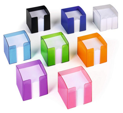 Durable TREND 800 Sheet Note Box Memo Pad Cube - Red